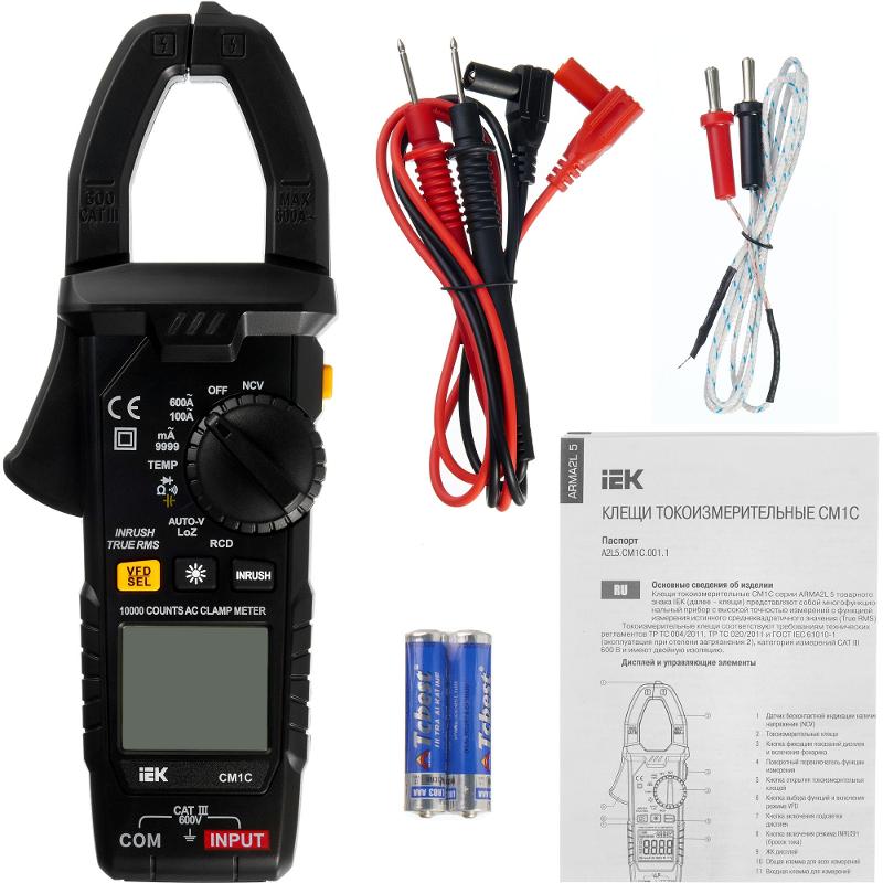 Клещи токоизмерительные ARMA2L 5 CM1C | A2L5-CM13-01 | IEK — миниатюра 6