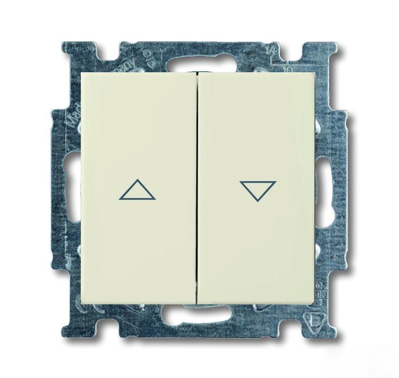 ABB Basic 55 Сл. кость Выключатель жалюзийный кнопочный | 1413-0-1085  | 2CKA001413A1085 | ABB — ABB