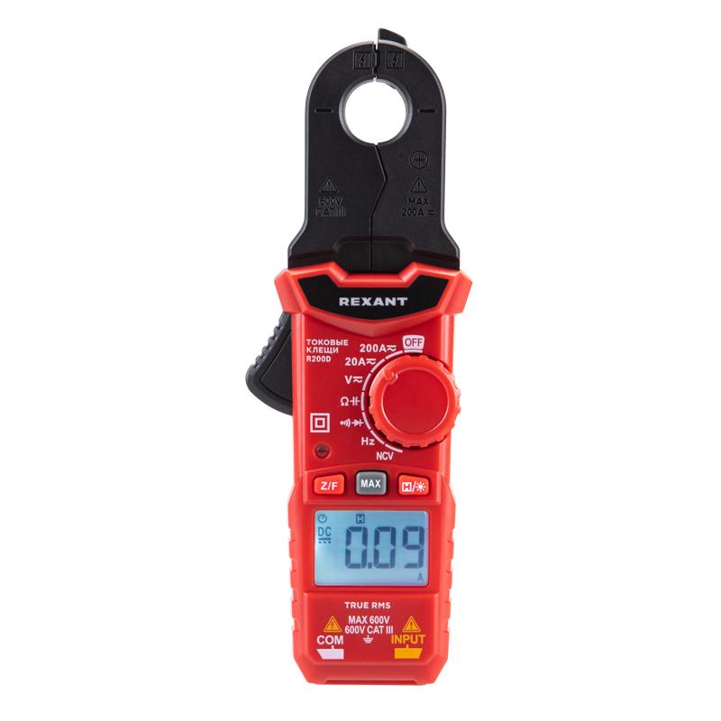 Токовые клещи R200D | 13-3220 | REXANT — REXANT
