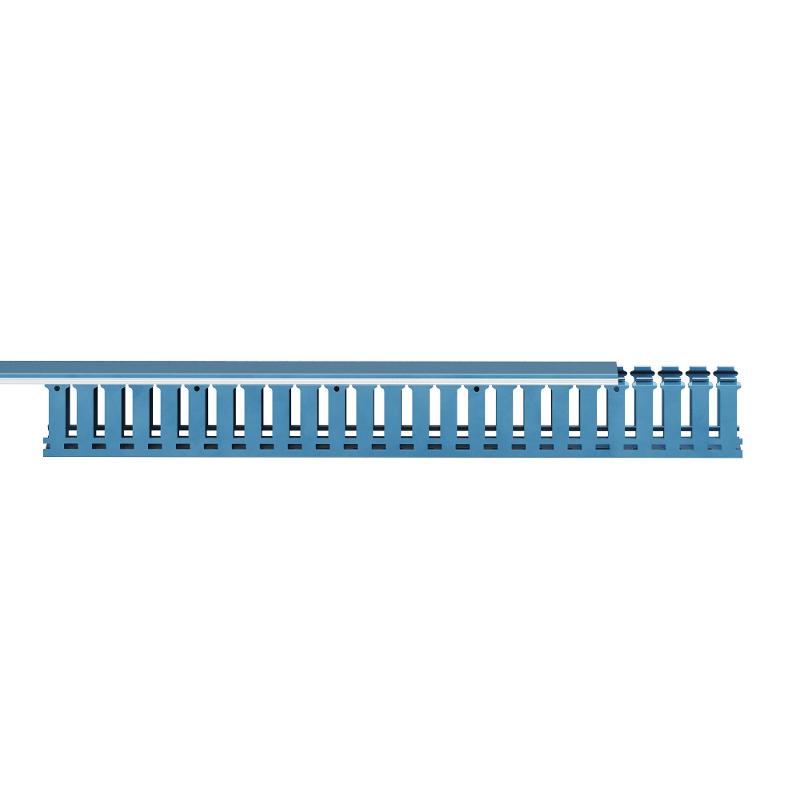 Короб перфорированный, синий RL12 60x60 (ШхВ) зуб - 12мм, паз -8мм  | 00288RL |  DKC — миниатюра 3