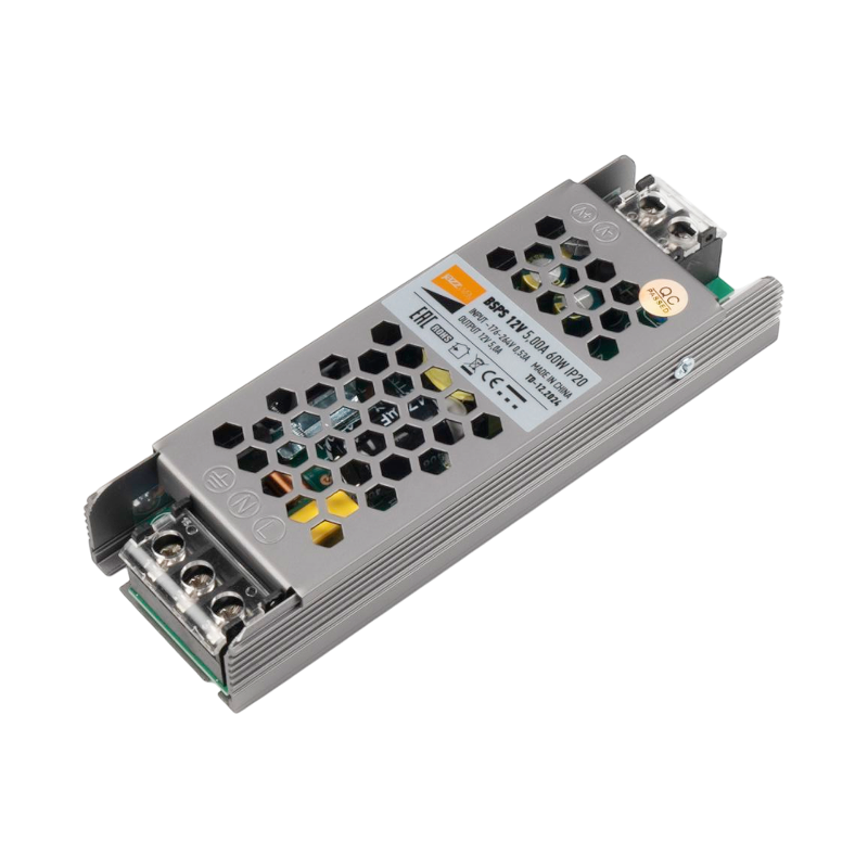 Драйвер для светодиодной ленты LED BSPS 60Вт 12В IP20 | 3329327A | Jazzway — фото 1 | Sento