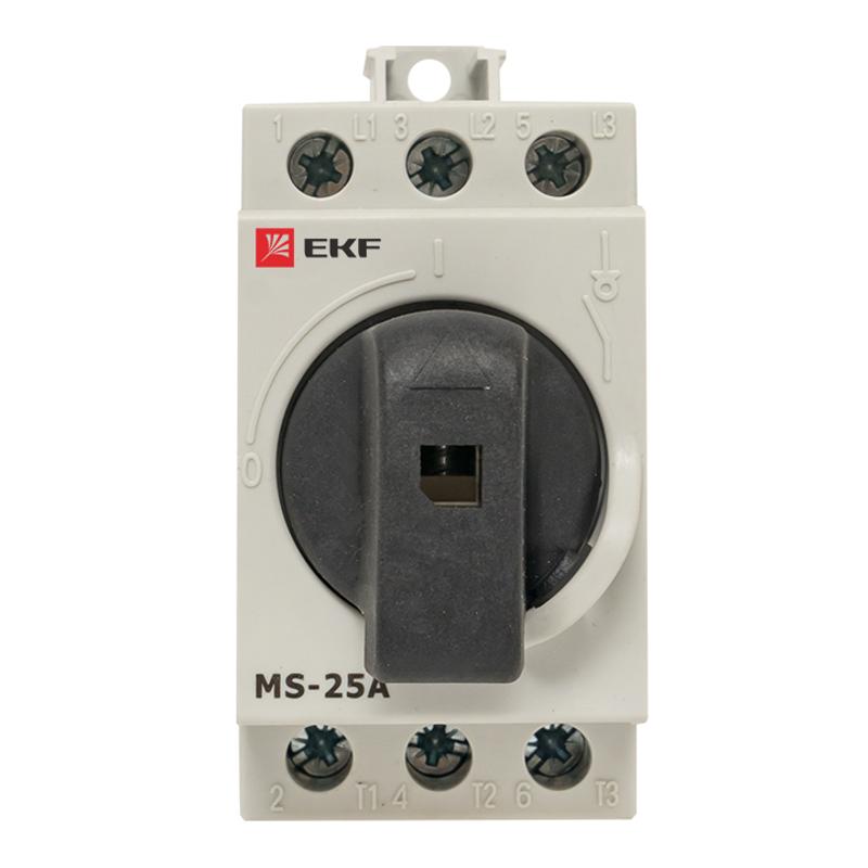 Рубильник модульный MS-25A 3P на DIN-рейку | ms-25d | EKF — миниатюра 4