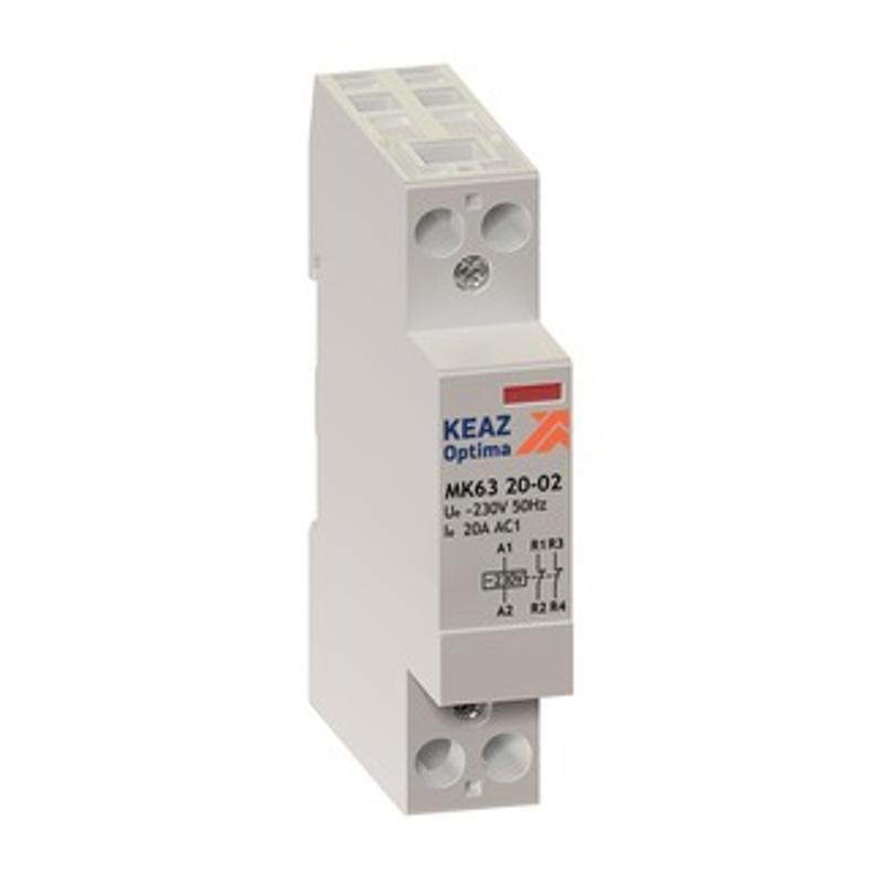Контактор модульный OptiDin МК63-2010-230AC | 236840 | КЭАЗ — миниатюра 2