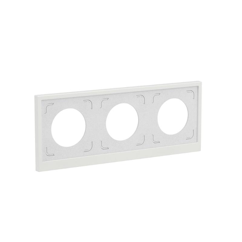 Рамка 3 поста IP44, KANT, белый песок | 7010946 | DKC — миниатюра 2