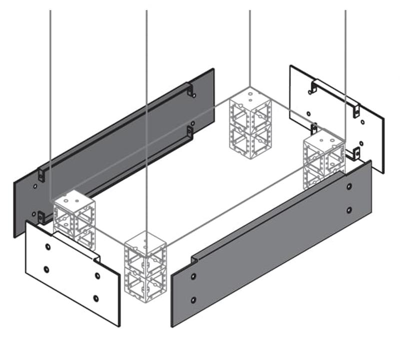 Фланец цоколя 200х1000мм ВхШ, 2 шт. | ZN1002 | ABB — ABB