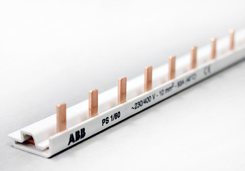 Шина комплектная 1ф. 60мод.63А PS1/60 | 2CDL210001R1060 | ABB — ABB