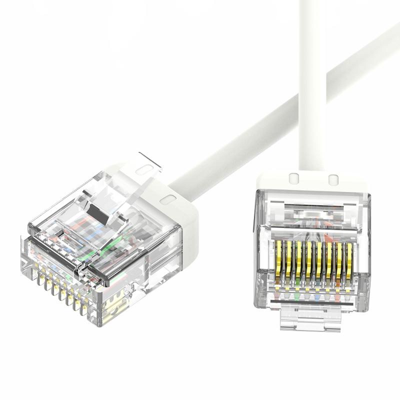 Патч-корд неэкранированный Ultra SLIM CAT6 U/UTP 4х2, 32 AWG, LSZH, белый, 1м | RN6UU4510WH-32 | DKC — DKC (ДКС)