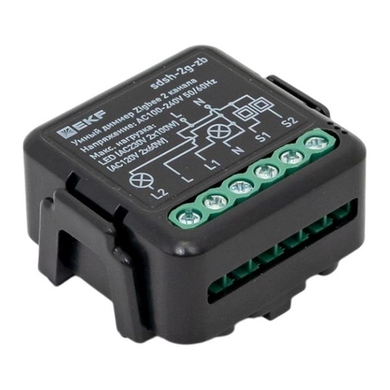 Умный диммер в подрозетник 2-канальный Zigbee EKF Connect Select | sdsh-2g-zb | EKF — миниатюра 18
