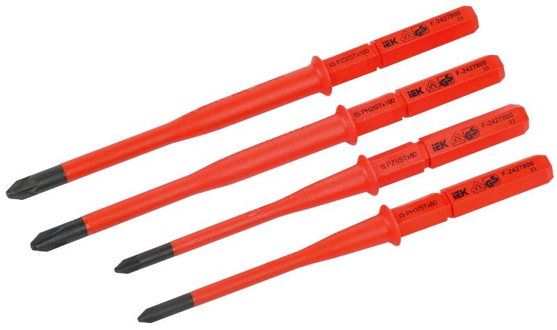  Набор диэлектрических жал SLIM PH/SL-PZ/SL 4шт ARMA2L 5 | A2L5-SH21D-BI-1-T2-304 | IEK — фото 1 | Sento