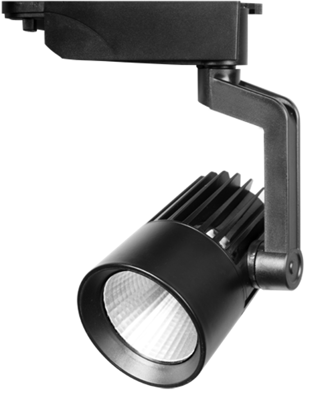 Светильник светодиодный трековый однофазный PTR 0125 25w 4000K 24° BL (чёрный) IP40 | 5010543 | Jazzway — Jazzway