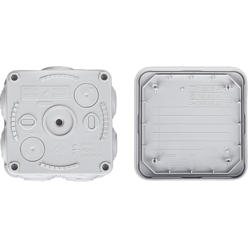 Коробка распределительная Plexo IP55 80х80х45мм — миниатюра 2