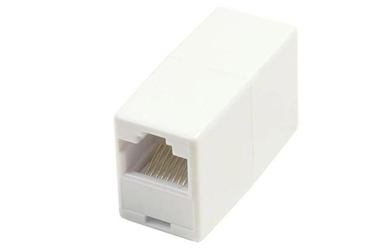 Проходной адаптер кат.5E UTP, RJ45-RJ45, тип Keystone Jack | CS7-1C5EU | ITK — миниатюра 2