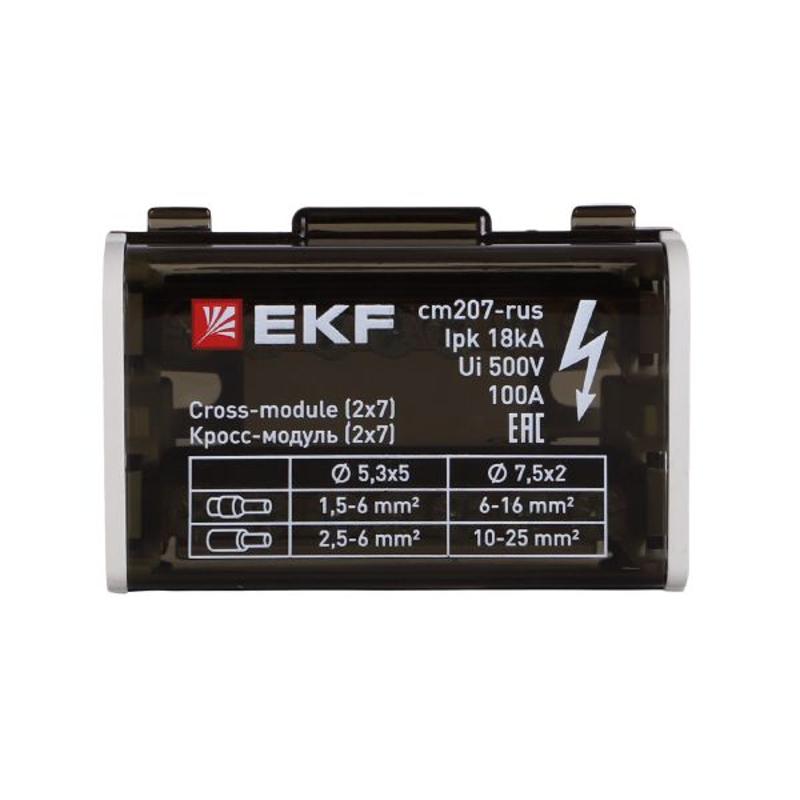 Кросс-модуль (2x7) 100A  |cm207-rus| EKF — миниатюра 19