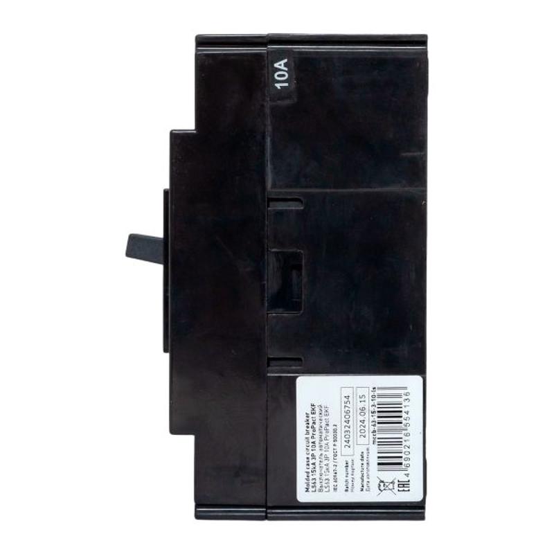 Выключатель автоматический LS63 15кА 3P 10А ProPact | mccb-63-15-3-10-ls | EKF — миниатюра 5