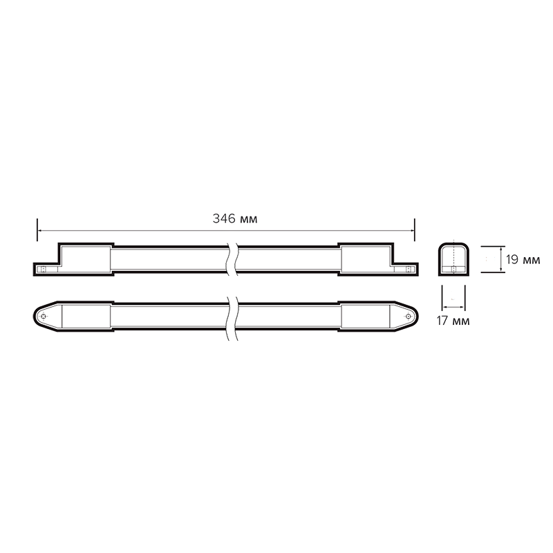 Светильник светодиодный линейный бытовой PLED T4i   300  6W 4000K IP65  | .5047518 | Jazzway — миниатюра 6
