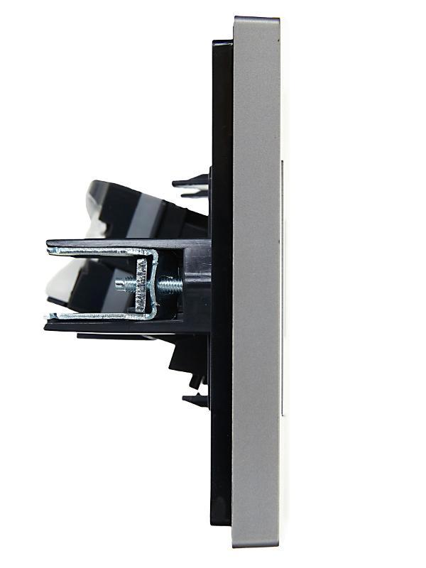 FORTE&PIANO Розетка комп. RJ45 кат.5E FP532 сталь | FP-K10-1-K46 | IEK — миниатюра 4