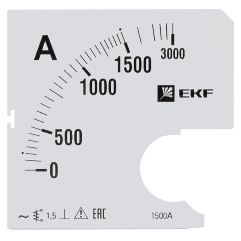 Шкала сменная для A961 1500/5А-1,5 EKF PROxima | s-a961-1500 | EKF — EKF