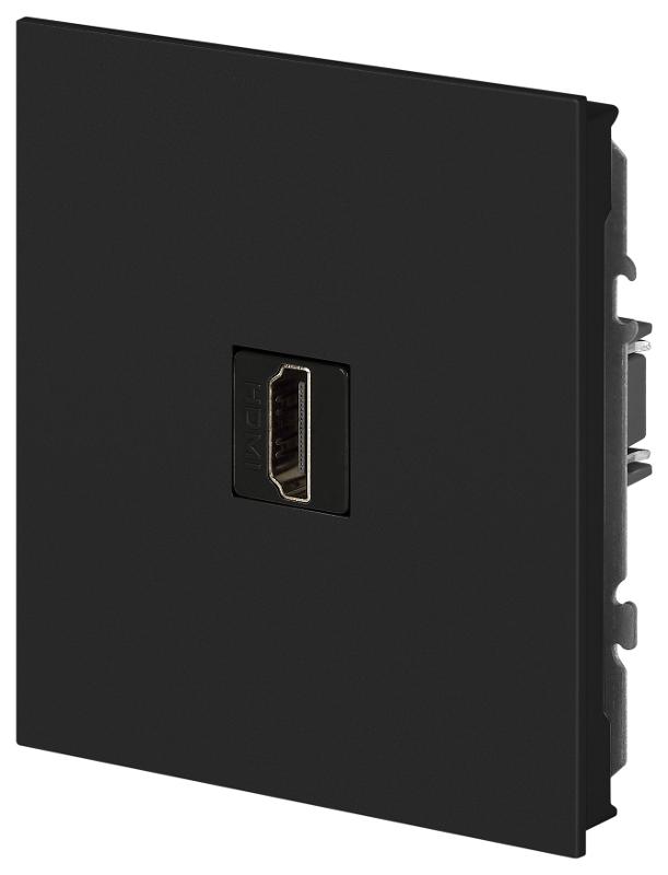 Розетка Arktik 16-3114-05 HDMI антрацит | Б0070508 | ЭРА — миниатюра 3