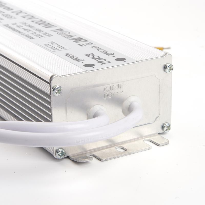 Трансформатор электронный для светодиодной ленты 200W 12V IP67 (драйвер), LB007  | 48061 | FERON — миниатюра 3