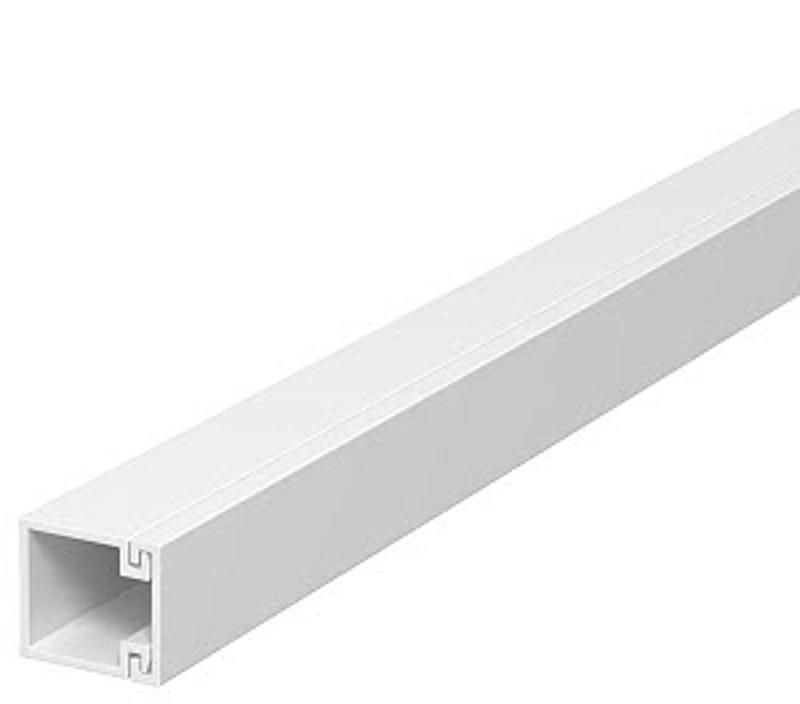 Мини-канал WDK с крышкой 15x15x2000 мм (высота борта 15 мм, крышка 15 мм) ПВХ белый RAL 9010 | 6191002 | OBO Bettermann — OBO Bettermann