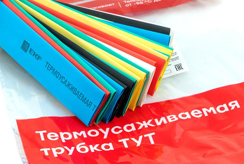 Термоусаживаемая трубка ТУТ нг 12/6 набор:7 цветов по 3шт. 100мм. EKF PROxima | tut-n-12 | EKF — миниатюра 8