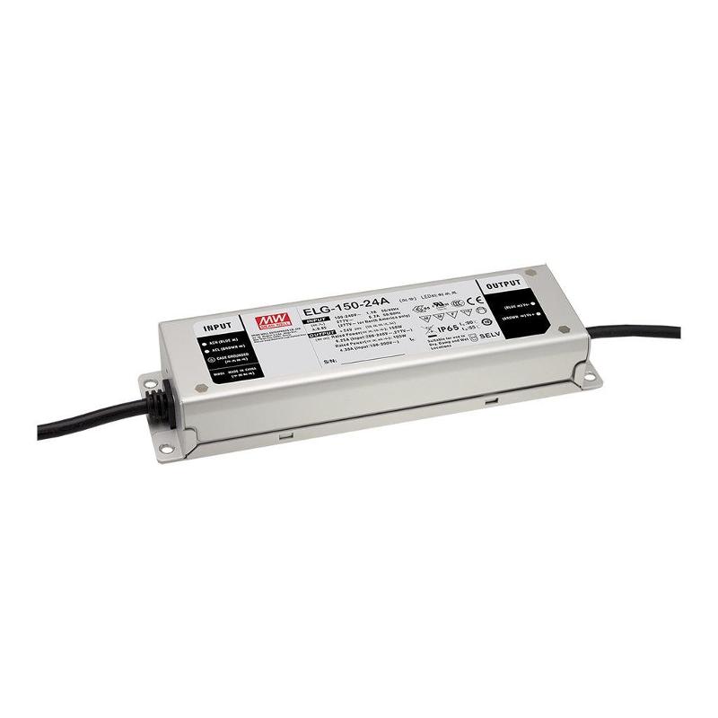 Драйвер 150Вт 24V для светодиодной ленты Meanwell IP67DALI 219x63x35,5 мм | ELG-150-24DA-3Y | VARTON — фото 1 | Sento
