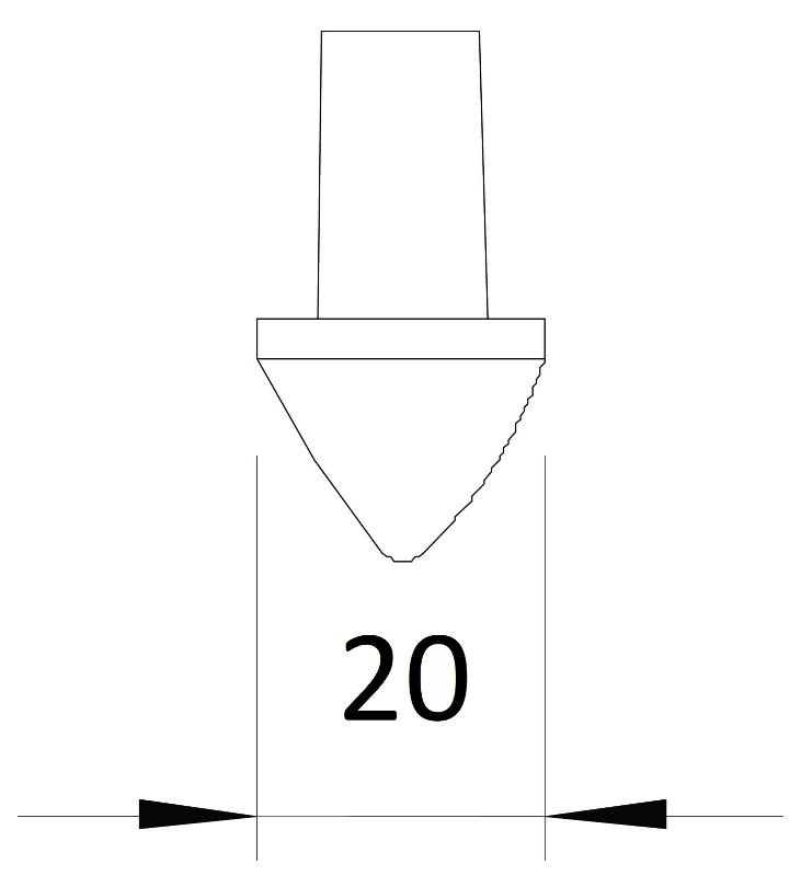 Наконечник стержня заземления D20 мм, ST ( 1819 20BP )  | 3041212 | OBO Bettermann — миниатюра 4
