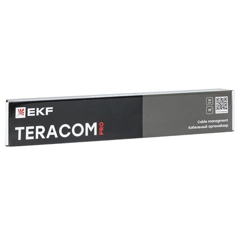 Кабельный органайзер TERACOM PRO 1U 5 колец чёрный | TRP-1CO-5R-M-BK | EKF — миниатюра 10