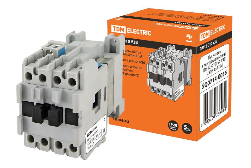 Пускатель электромагнитный ПМ12-010150 У3В 230В 1з | SQ0714-0036 | TDM — TDM ELECTRIC