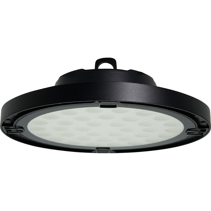 Светильник светодиодный промышленный подвесной AL1004 High bay 200W 120° 4000K IP65 AC175-265V/50Hz,черный 310*88мм | 41329 | Feron — миниатюра 2