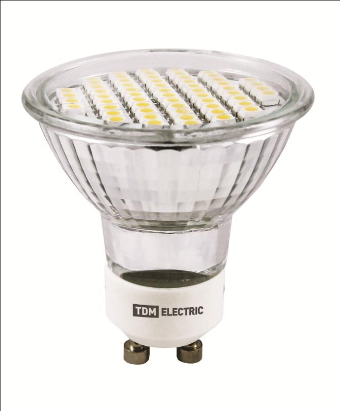 Лампа светодиодная LED 3Вт GU10 220В 3000К PAR16 SMD отражатель (рефлектор) | SQ0340-0026 | TDM — TDM ELECTRIC