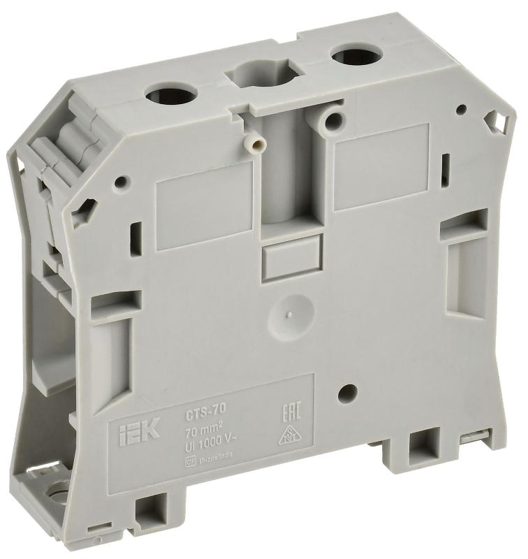 Колодка клеммная CTS 70мм2 серая | YCT10-00-K03-070 | IEK — фото 1 | Sento