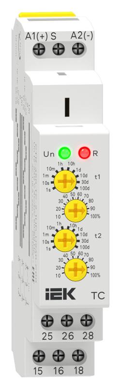 Реле циклическое TC реверс. 2 конт. 12-240В AC/DC AC | CTR-450-TC-2-1HD-U240-C00 | IEK — миниатюра 4