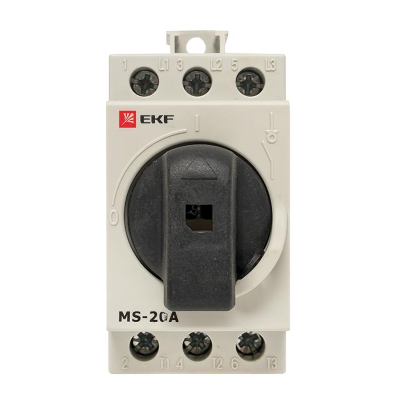 Рубильник модульный MS-20A 3P на DIN-рейку | ms-20d | EKF — миниатюра 4