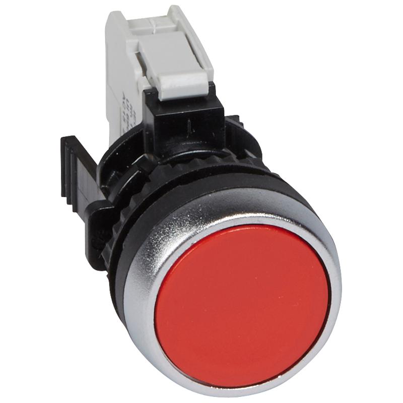 Кнопка с потайным толкателем - Osmoz - в сборе - IP 66 - красный | 023701 | Legrand — Legrand