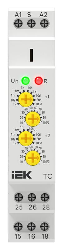 Реле циклическое TC реверс. 2 конт. 230В AC | CTR-450-TC-2-1HD-A230-C00 | IEK — миниатюра 2