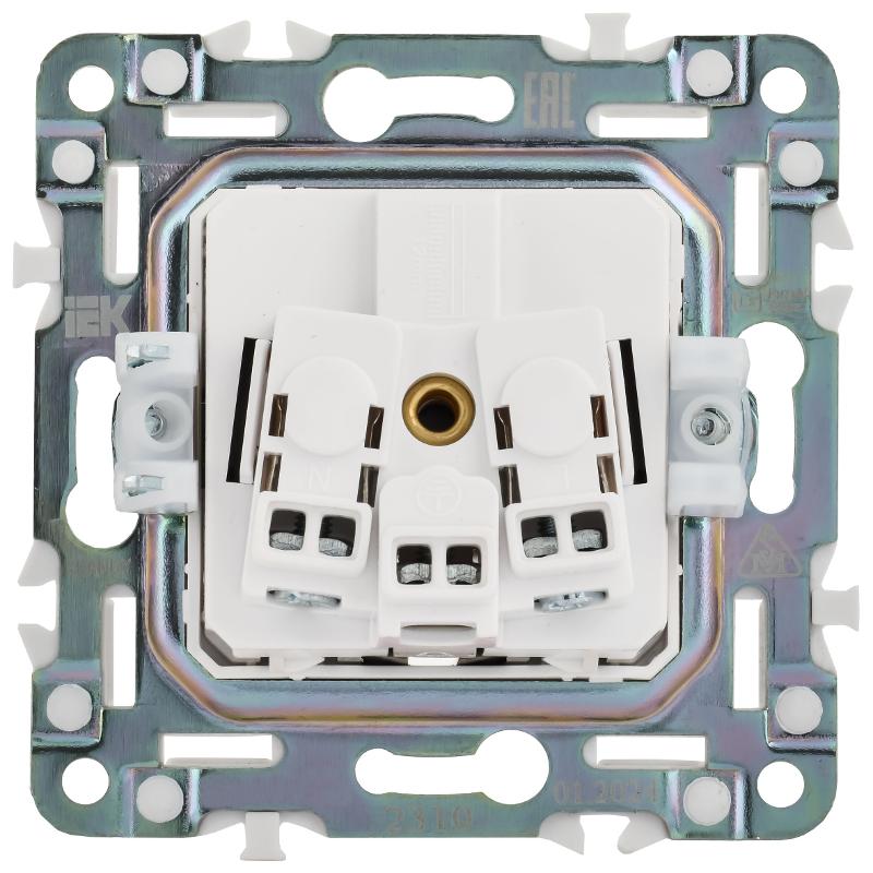 SKANDY Розетка с з/к/ш 16А SK-R04N никель | SK-R14-16-K50 | IEK — миниатюра 5