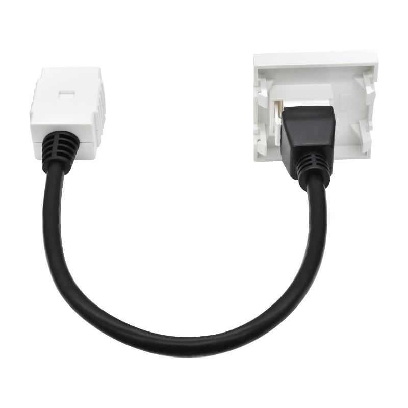 PRIMER РКМ-20-10-П Розетка HDMI M/M (2 мод.) бел. | PR-KK40D-RH-0-2-K01 | IEK — миниатюра 3