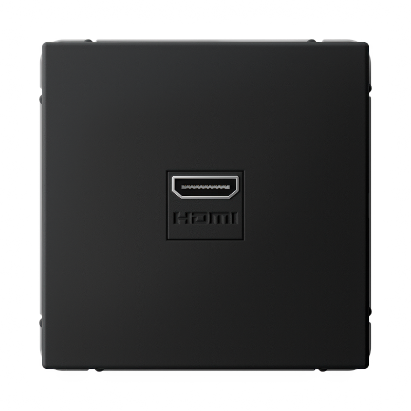 ArtGallery Карбон Розетка HDMI, механизм  | GAL001080 | SE — Systeme Electric