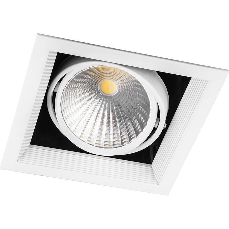 Светильник светодиодный встраиваемый карданный AL211, 1x30W, 2700 Lm, 4000К, 35 градусов, белый | 29779 | FERON — Feron
