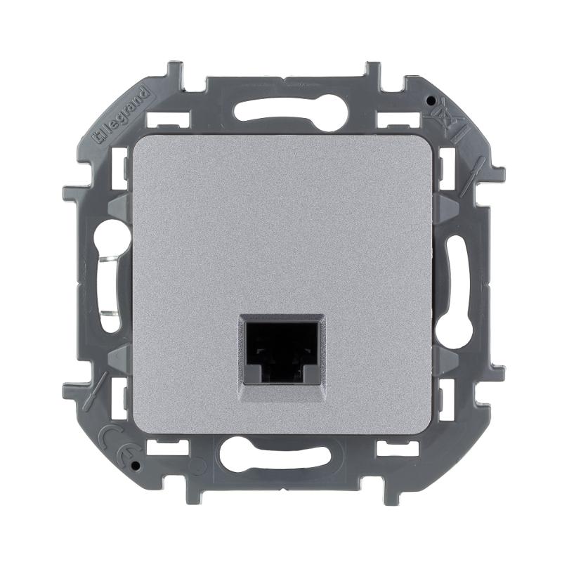 Inspiria Алюминий Розетка компьютерная RJ45 С/У категория 5e UTP — миниатюра 4