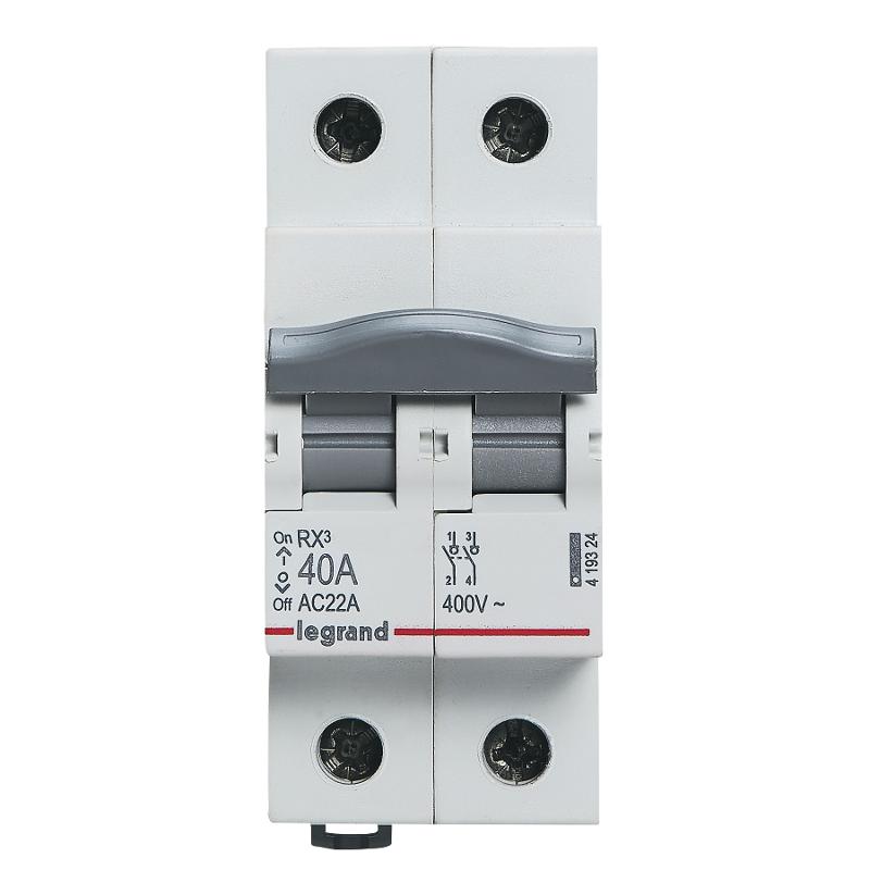 RX3 Выключатель-разъединитель 2П 40A | 419324 | Legrand — Legrand