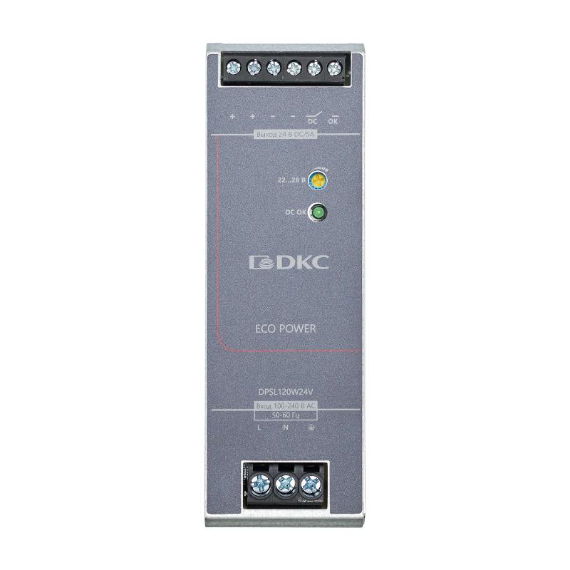 Источник питания "ECO POWER", однофазный, 120Вт, 5А, 24В| DPSL120W24V | DKC (ДКС) — миниатюра 2