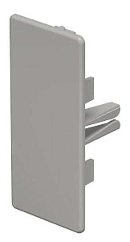 Торцевая заглушка кабельного канала WDK 40x90 мм (ПВХ,серый) (WDK HE40090GR) | 6021506 | OBO Bettermann — миниатюра 2