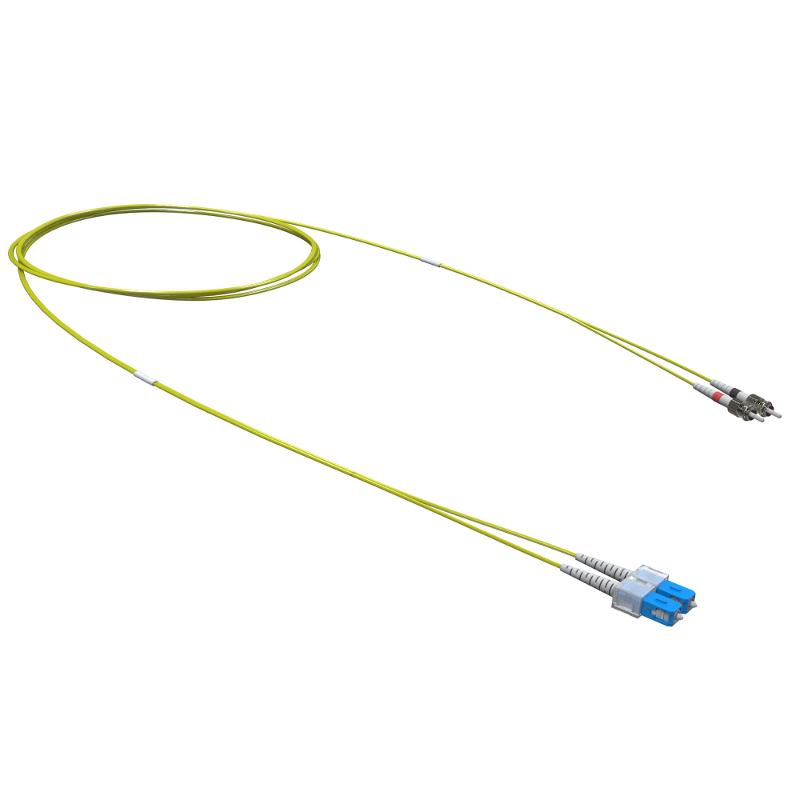 Оптический коммутационный шнур переходной Duplex SC-UPC/ST-UPC, 9/125 OS2, 2 м | RNPC9DCUSU2 | DKC — фото 1 | Sento