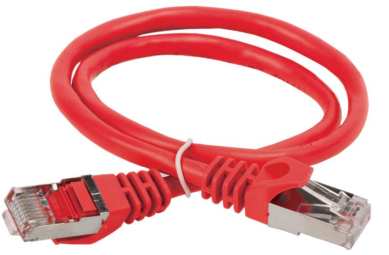 Коммутационный шнур (патч-корд), кат.5Е FTP, 0,5м, красный | PC04-C5EF-05M | ITK — ITK