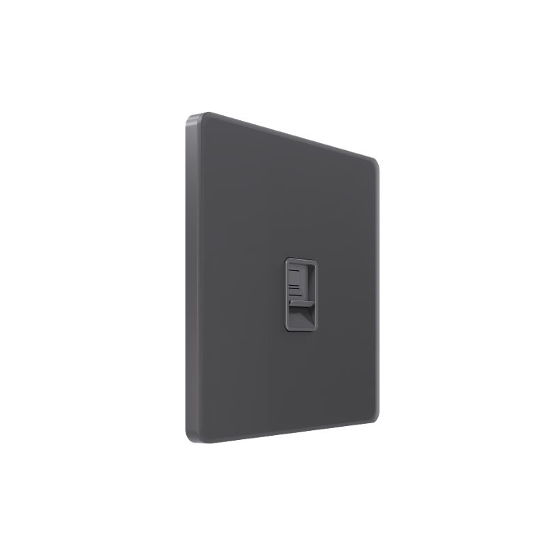 Systeme Infinity, Розетка информационная С/У RJ-45 кат.5e, Вулканический пепел — Systeme Electric