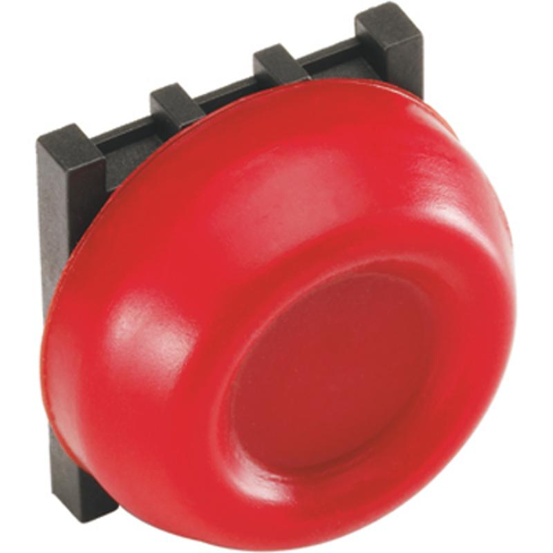 Кнопка KP6-40R красная с резиновым колпачком IP66 с монтажной ко лодкой | 1SFA616105R4001 | ABB — ABB