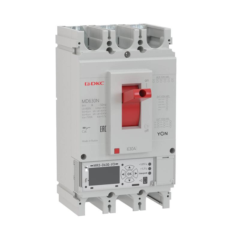 Выключатель автоматический в литом корпусе YON MD630N-MR2 (замена на MNX630L3PETS0630) | MD630N-MR2 | DKC — DKC (ДКС)