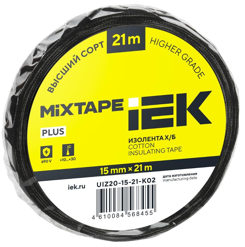 Изолента Х/Б MIXTAPE 5 15мм 21м  | UIZ20-15-21-K02 | IEK — IEK (ИЭК)